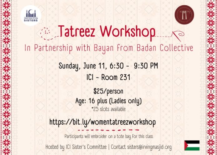 Tatreez Workshop